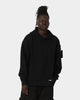 The Anti Order Boxy Drop Shoulder Hoodie Black