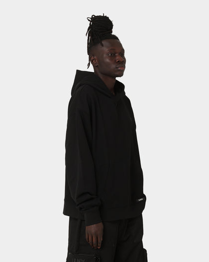 The Anti Order Boxy Drop Shoulder Hoodie Black