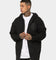 Saint Morta Gothic Appliqué Zipped Vintage Hoodie Vintage Black