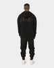 Saint Morta Gothic Appliqué Zipped Vintage Hoodie Vintage Black