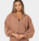 Ellesse Women's Campenelle Cropped Hoodie Brown