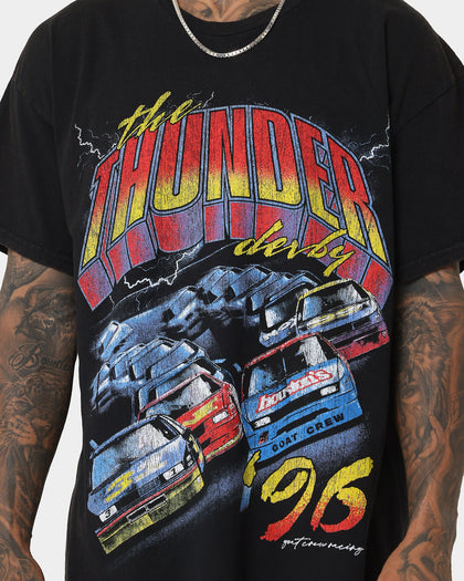 Goat Crew Derby '96 Ultra Vintage T-Shirt Washed Black