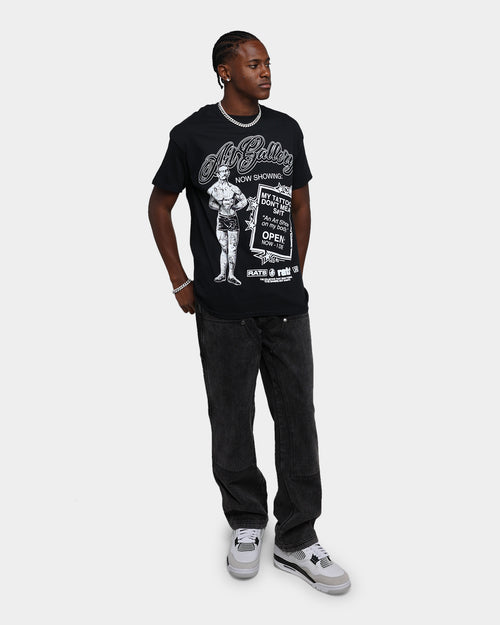 Rats Get Fat Art Gallery T-Shirt Black