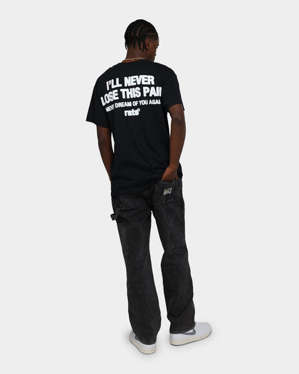 Rats Get Fat Rats Pain T-Shirt Black