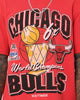 Mitchell & Ness Chicago Bulls Champion History Vintage T-Shirt Faded Red