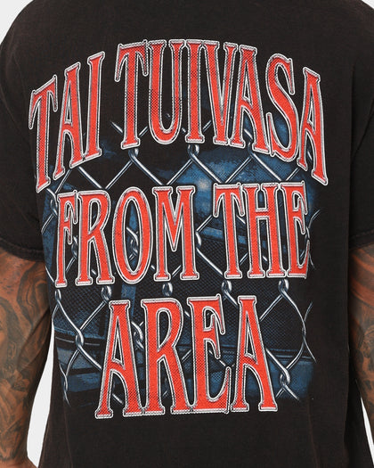 Goat Crew X Tai Tuivasa FTA Vintage T-Shirt Washed Black