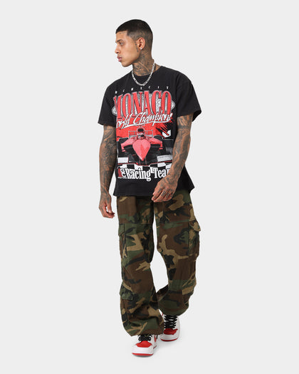 Goat Crew Monaco Racing Vintage T-Shirt Black Wash