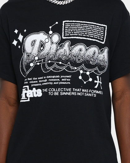 Rats Get Fat Pisces T-Shirt Black