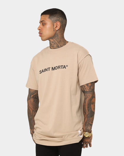 Saint Morta Official Taped Lafayette T-Shirt Stone