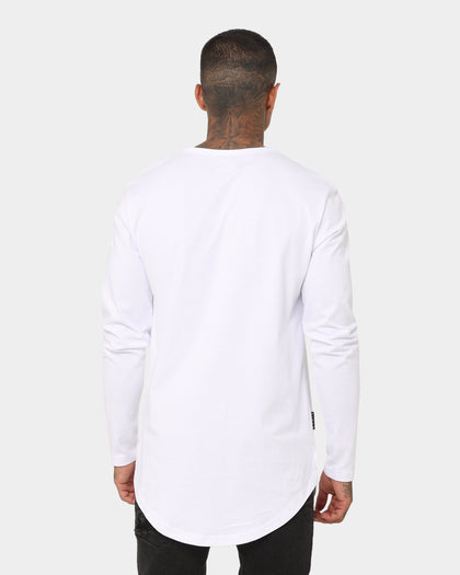 Saint Morta Official Taped Long Sleeve T-Shirt White