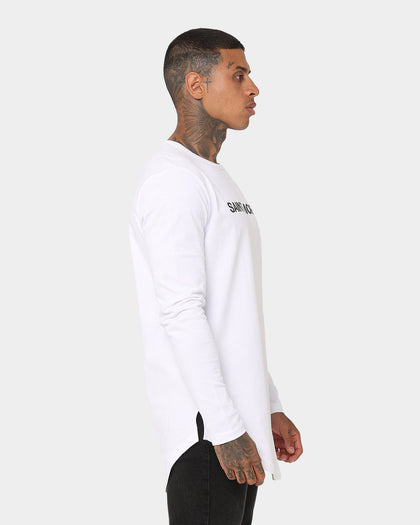 Saint Morta Official Taped Long Sleeve T-Shirt White