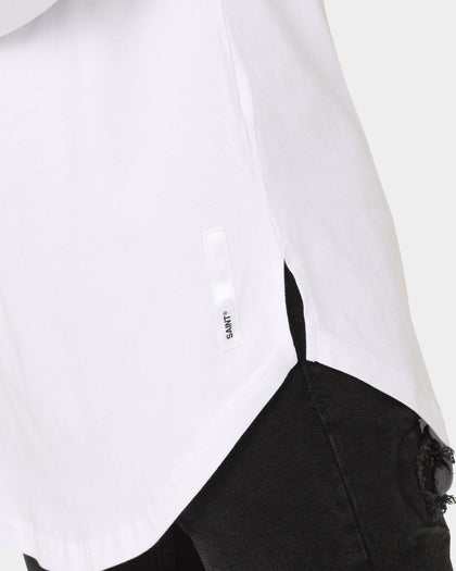 Saint Morta Official Taped Long Sleeve T-Shirt White