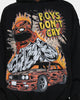 Goat Crew Boys Don't Cry Vintage Hoodie Black Wash