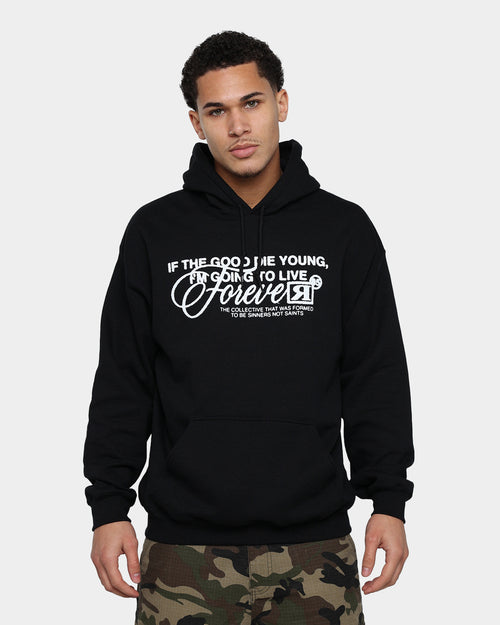 Goat Crew Live Forever Hoodie Black