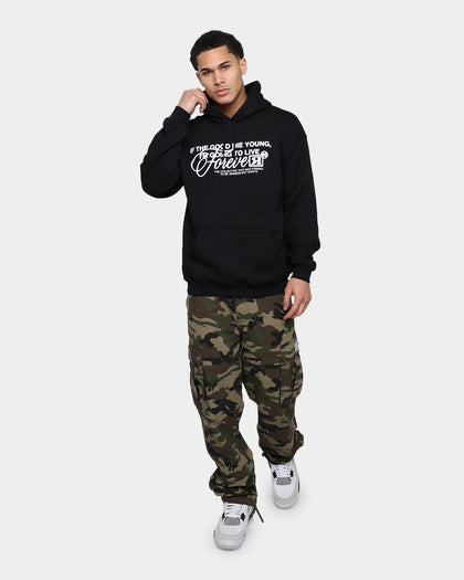 Goat Crew Live Forever Hoodie Black