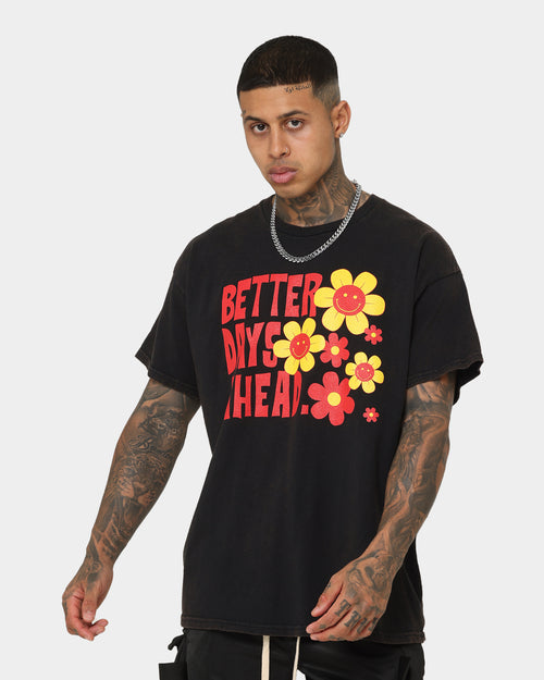 Goat Crew Better Days Vintage T-Shirt Black Wash