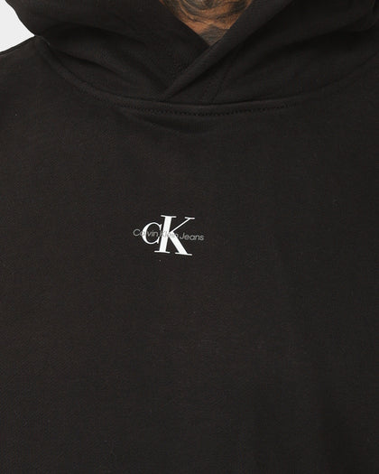 Calvin Klein Micro Monologo Hoodie Ck Black
