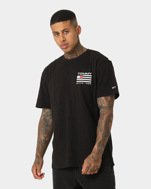 Tommy Jeans Classic RWB Back Logo T-Shirt Black