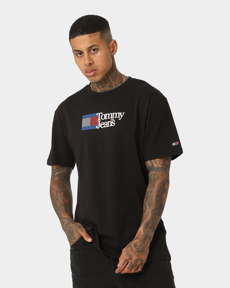 Tommy Jeans Classic RWB Chest Logo T-Shirt Black