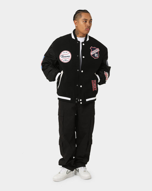 Tommy Jeans TJM Letterman Jacket Black