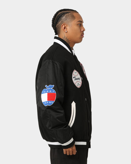 Tommy Jeans TJM Letterman Jacket Black