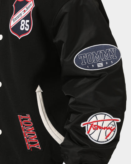 Tommy Jeans TJM Letterman Jacket Black