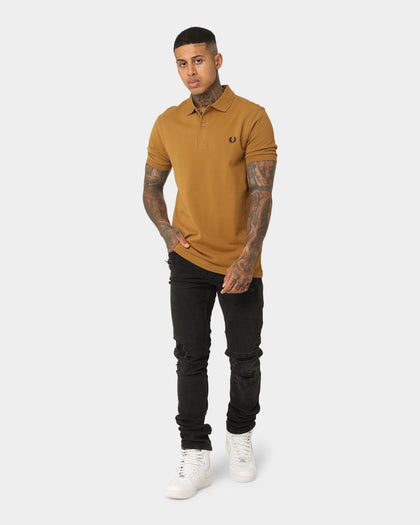 Fred Perry Polo Shirt Dark Caramel