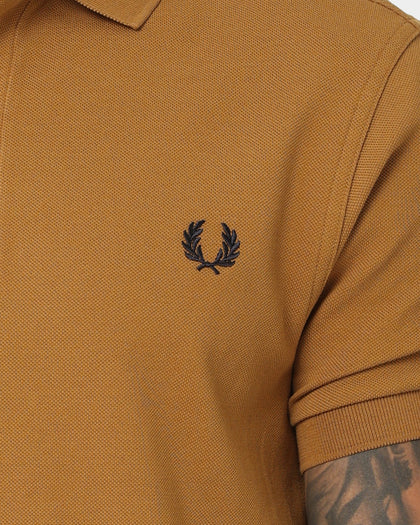 Fred Perry Polo Shirt Dark Caramel
