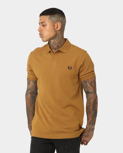 Fred Perry Polo Shirt Dark Caramel