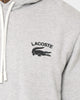 Lacoste Soft Branding Hoodie Silver Chine