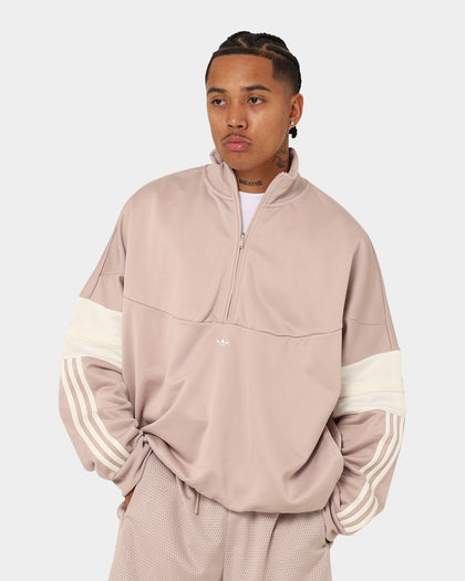 Adidas Basketball Warm Up Jacket Wonder Taupe/Off White
