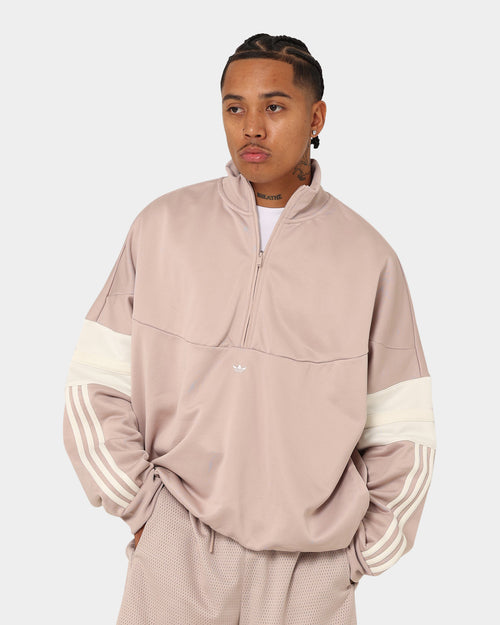 Adidas Basketball Warm Up Jacket Wonder Taupe/Off White