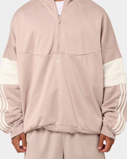 Adidas Basketball Warm Up Jacket Wonder Taupe/Off White