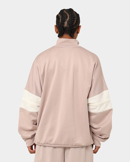 Adidas Basketball Warm Up Jacket Wonder Taupe/Off White