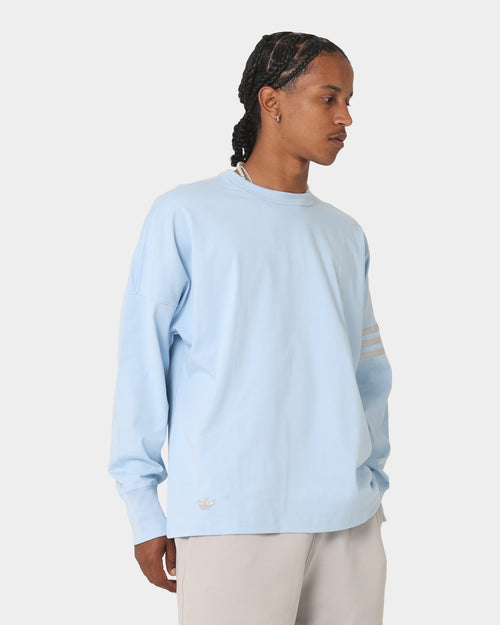 Adidas NeuClassics Long Sleeve T-Shirt Clear Sky/Grey