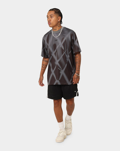 Adidas Streetball All Over Print T-Shirt Grey