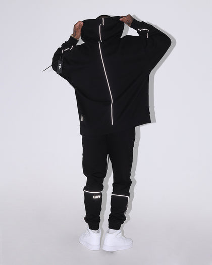 The Anti Order Neon Flux Box Hoodie Black/Reflective