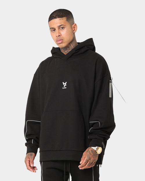 The Anti Order Neon Flux Box Hoodie Black/Reflective