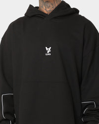 The Anti Order Neon Flux Box Hoodie Black/Reflective