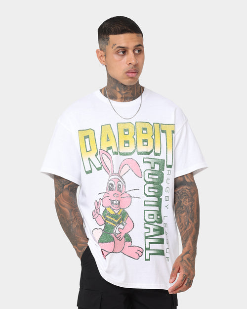 Goat Crew Rabbit RL Football T-Shirt White