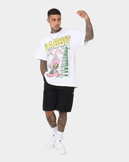 Goat Crew Rabbit RL Football T-Shirt White