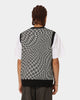 Ksubi Check Out Knit Vest Multi-Coloured