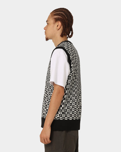 Ksubi Check Out Knit Vest Multi-Coloured