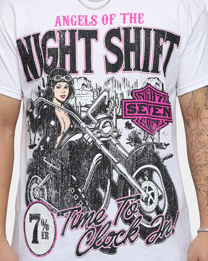 The Night Shift Angels T-Shirt White