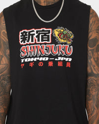 Goat Crew Shinjuku Muscle T-Shirt Black