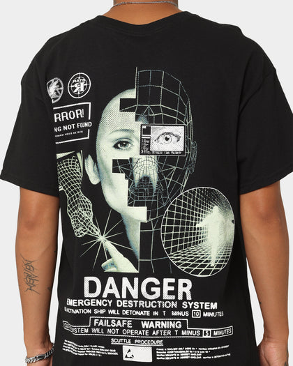 Rats Get Fat Danger T-Shirt Black