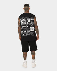 Rats Get Fat Nothing Muscle T-Shirt Black