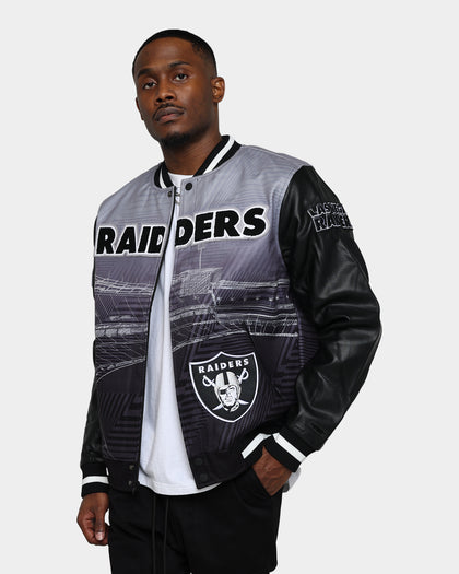 Pro Standard Las Vegas Raiders Remix Varsity Jacket Black