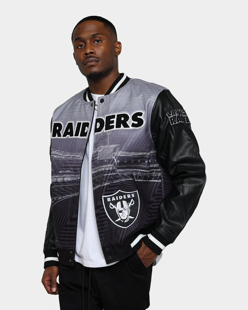 Pro Standard Las Vegas Raiders Remix Varsity Jacket Black