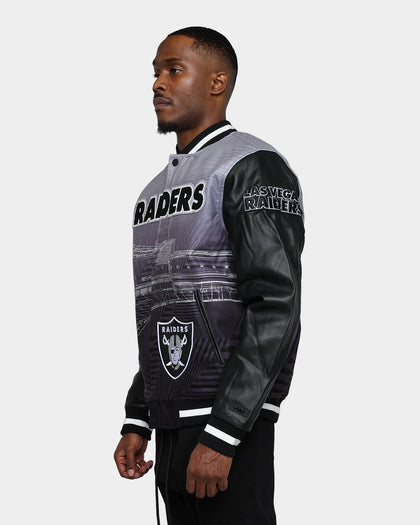 Pro Standard Las Vegas Raiders Remix Varsity Jacket Black